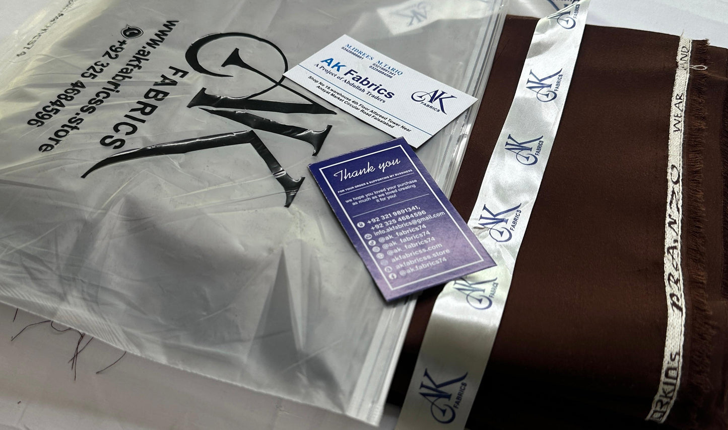 AK Fabrics – Gentle Wash & Wear Men’s Unstitched Suit