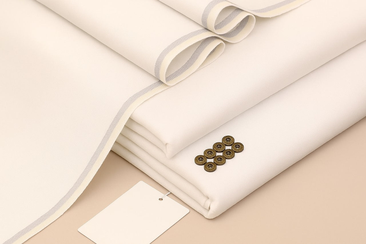 AK Fabrics – Men’s Premium Unstitched 100% Pure Cotton Suit (4.5 Meter)