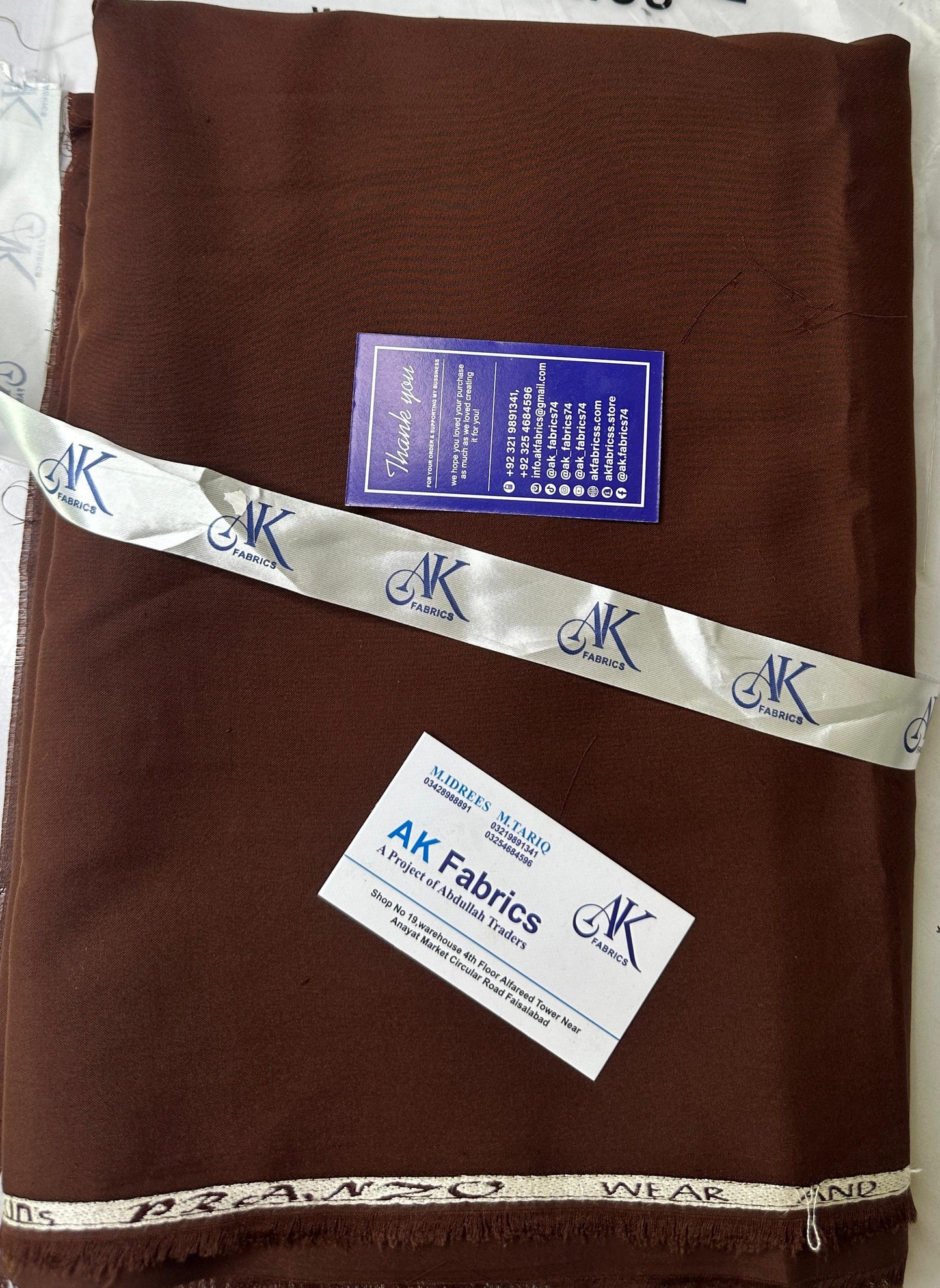 AK Fabrics – Gentle Wash & Wear Men’s Unstitched Suit