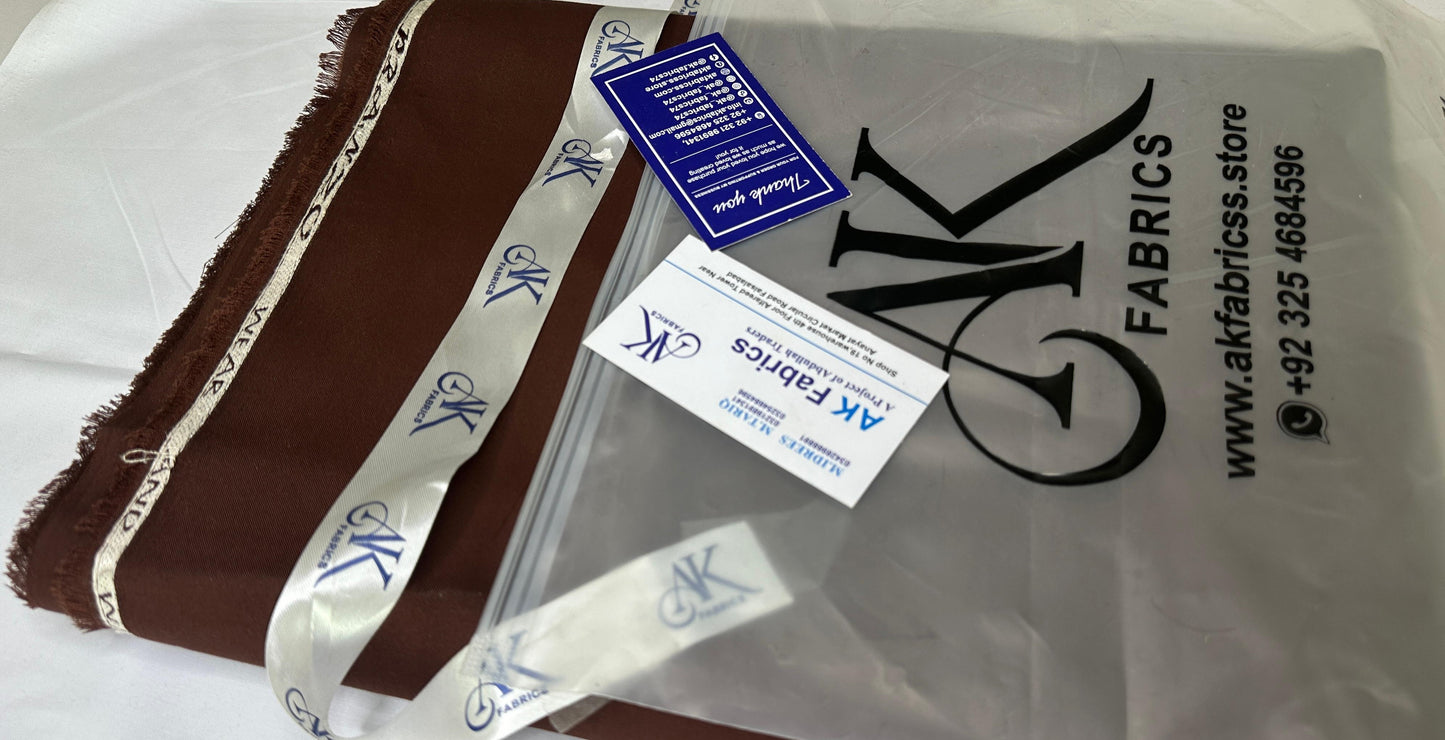 AK Fabrics – Gentle Wash & Wear Men’s Unstitched Suit